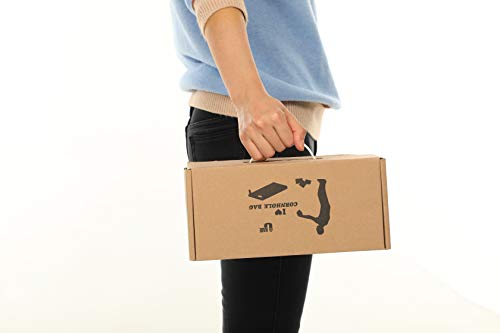 UKASE Set of 8 Cornhole Bean Bags Made with Regulation Duck Cloth Cornhole Bag Baby Blue and Coffee