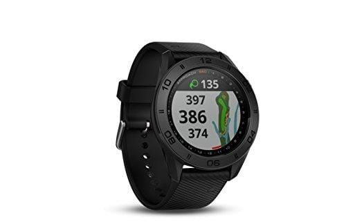 Garmin Approach S60, Premium GPS Golf Watch with Touchscreen Display and Full Color CourseView Mapping, Black w/Silicone Band