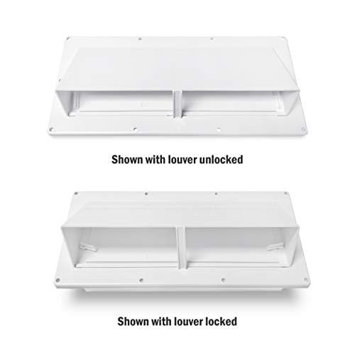 Camp'N RV Exhaust Vent Cover - RV Range Hood Vent/RV Range Hood Cover (White)