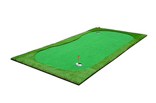77tech Golf Putting Green System Professional Practice Green Long Challenging Putter Indoor/Outdoor Golf Training Mat Aid Equipment (5ftx10ft Large) [product _type] 77tech - Ultra Pickleball - The Pickleball Paddle MegaStore