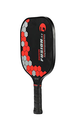 Gamma Sports Pickleball Paddles: Fusion LE Pickleball Rackets - Textured Fiberglass Face - Mens and Womens Pickle Ball Racquet - Indoor and Outdoor Racket: ~8 oz