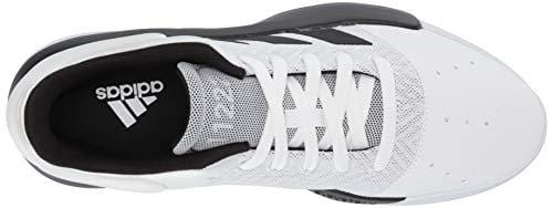 adidas Men's Pro Adversary Low 2019, White/Black/Grey, 9.5 M US