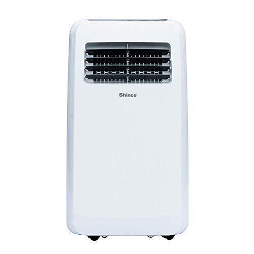 Shinco SPF2-08C 8,000 BTU Portable Air Conditioner,Dehumidifier Fan Functions,Rooms up to 200 sq.ft, Remote Control, LED Display, White