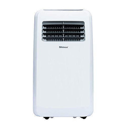 Shinco SPF2-08C 8,000 BTU Portable Air Conditioner,Dehumidifier Fan Functions,Rooms up to 200 sq.ft, Remote Control, LED Display, White