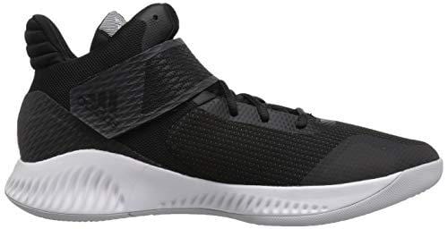adidas Men's Explosive Bounce 2018 Basketball Shoe, Black/Silver Metallic/Light Solid Grey, 11 M US