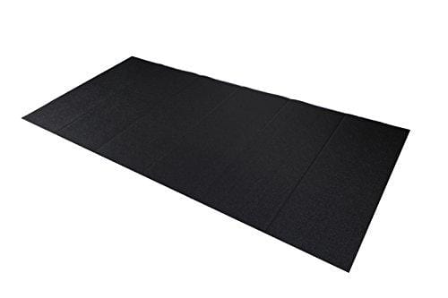 BalanceFrom GoFit High Density Treadmill Exercise Bike Equipment Mat, 3 x 6.5-ft, Foldable