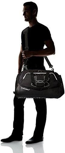 Under Armour Undeniable Duffle 2.0 Gym Bag, Black /White, Medium