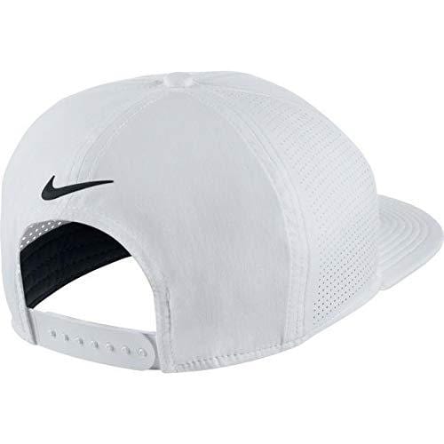 NIKE Unisex AeroBill Adjustable Cap, White/Anthracite/Black, One Size