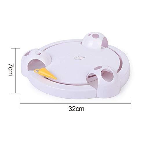 Running Pet Cat Toy, Interactive Automatic Toy for Cat or Kitten, Adjustable Electronic Battery Operated Toy