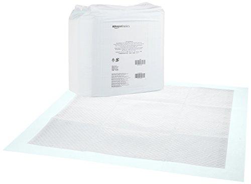 AmazonBasics Pet Training and Puppy Pads, Regular - 100 Count