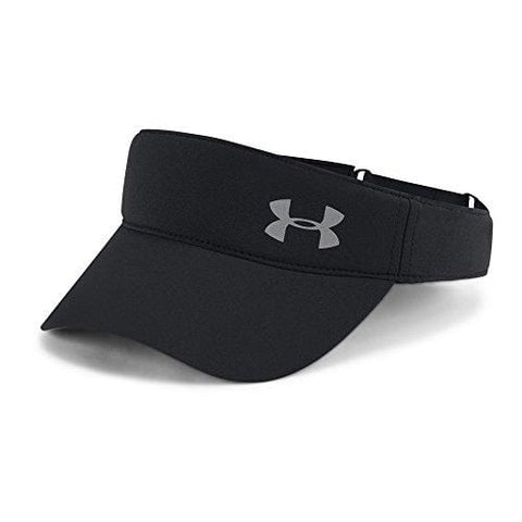 Under Armour Women's Fly-By Visor, Black (001)/Silver, One Size