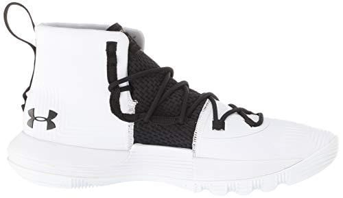 Under Armour Men's SC 3ZER0 II Basketball Shoe, White (103)/Black, 10
