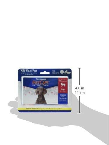 PetArmor FastCaps (nitenpyram) Oral Flea Control Medication, 25 lbs and Over, 6 count