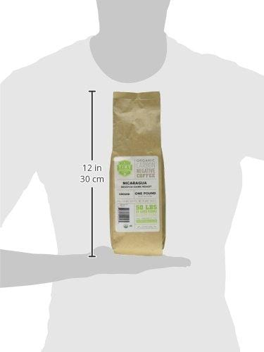 Tiny Footprint Coffee - The World's First Carbon Negative Coffee | Fair Trade Organic Nicaragua Segovia Dark Roast, Ground Coffee | 16 Ounce