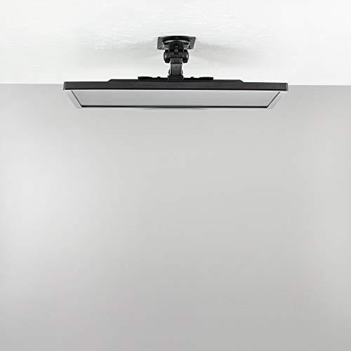 VIVO Manual Flip Down Ceiling Mount for 13" to 27" Flat Screens | Folding Tilt Pitched Roof & Under Cabinet Mounting for LCD TV and Monitors (MOUNT-M-FD27)