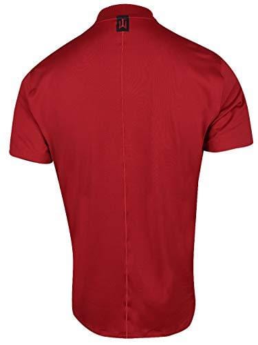 NIKE TW Vapor Dri Fit Mock OLC Golf Polo 2019 Gym Red Large
