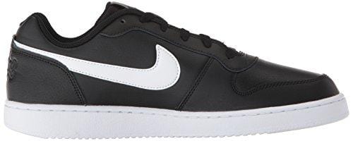 Nike Men's Ebernon Low Basketball Shoe, Black/White, 12 Regular US