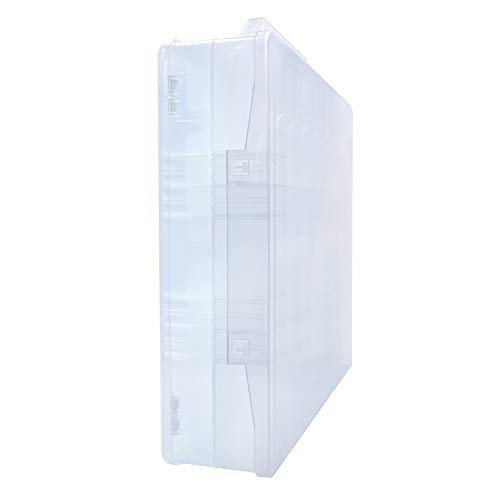 48 Bottles Universal Clear Gel Nail Polish Organizer Case Holder for Double Side Adjustable Space Divider for Acrylic Nail Polygel Gel Dip Powder Tips Set with Two Toe Separator