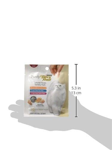 Purina Fancy Feast Purely Natural Cat Treats Variety Pack - (5) 10 ct. Pouches