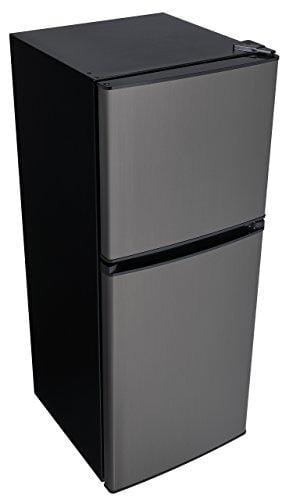 Danby DCR047A1BBSL Dual Door Compact Refrigerator, Black Stainless