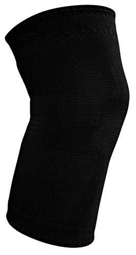 SB SOX Compression Knee Brace for Knee Pain - Braces and Supports Knee for Pain Relief, Meniscus Tear, Arthritis, Injury, Running, Joint Pain, Support (Medium, Solid - Black)
