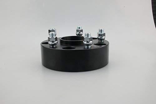 GDSMOTU 5 Lug Dodge Ram 1500 Wheel Spacers, 4pc Black 5x5.5 Hub-Centric Wheel Spacers Adapters 2" with 14x1.5 Studs for 2012 2013 2014 2015 2016 2017 2018 Dodge Ram 1500
