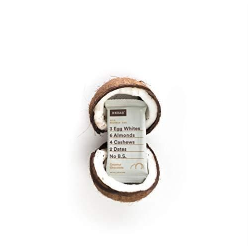 RXBAR Whole Food Protein Bar, Coconut Chocolate, 1.83oz Bars, 12 Count