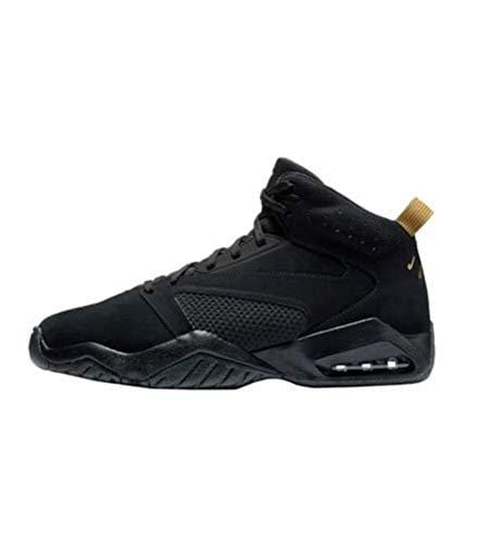 Jordan Lift Off - Mens Black/Metallic Gold Leather Basketball Shoes 11.5 D(M) US