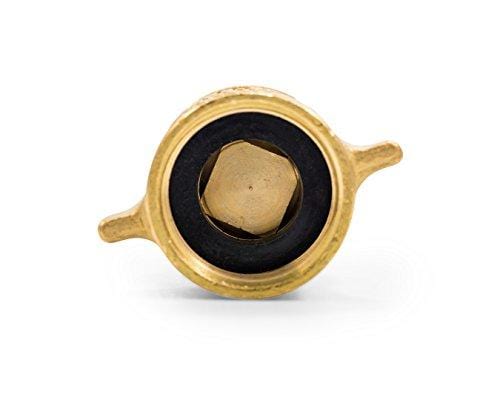 Camco RV Brass Inline Water Pressure Regulator- Helps Protect RV Plumbing and Hoses from High-Pressure City Water, Lead Free (40055)