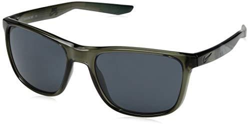 Nike Men's Unrest Se Rectangular Sunglasses, Crystal Cargo Khaki/Melbourne, 57 mm