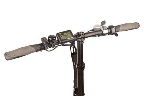 DJ Folding Bike 750W 48V 13Ah Power Electric Bicycle, UL 2849, Pearl White, LED Bike Light, Suspension Fork and Shimano Gear,