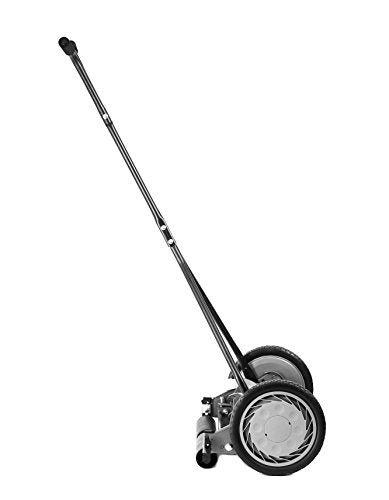 American Lawn Mower Company 1415-16 16-Inch 5-Blade Push Reel Lawn Mower, Grey