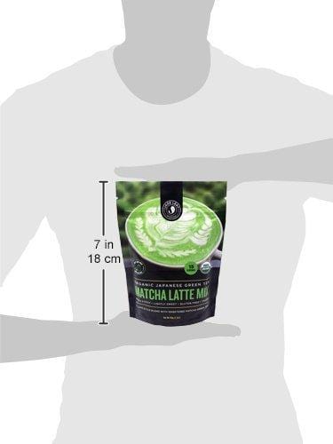 Jade Leaf - Organic Japanese Matcha Latte Mix - Cafe Style Sweetened Blend - Sweet Matcha Green Tea Powder [150g pouch]