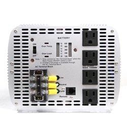 AIMS Power 5000 Watt DC To AC Power Inverter, 5000W Max Continuous Power, 10000W Surge Peak Power, Over Temperature LED Indicator, Over Load LED Indicator, AC Direct Connect Terminal Block, On/Off