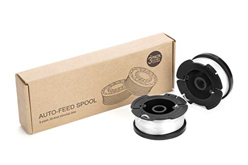 Replacement Spool, AF-100, 30ft for String Trimmer, Compatible with Black and Decker Models (3-Pack)