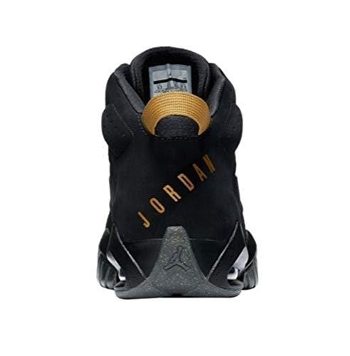 Jordan Lift Off - Mens Black/Metallic Gold Leather Basketball Shoes 11.5 D(M) US