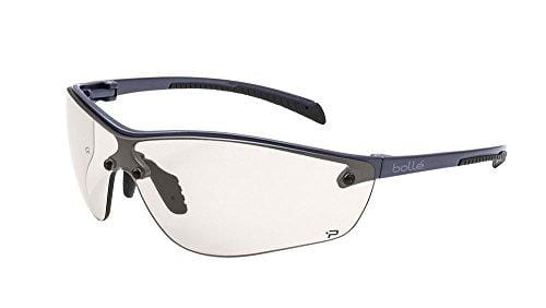 Bolle Safety Silium+ Safety Glasses, Dark Gunmetal Frame, Light Amber Lenses