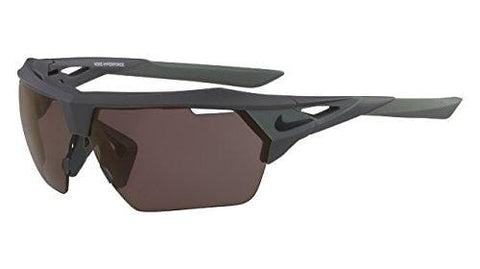 Nike EV1068-012 Hyper force E Frame Sunglasses, Matte Dark Grey/Clay Green