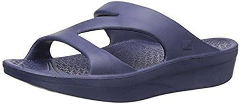 Telic Z-Strap Sandals Deep Ocean L & Travel Sunscreen Spray Bundle