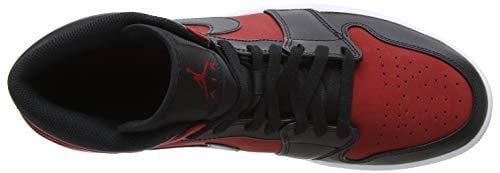 NIKE Jordan Men's Air Retro 1 Basketball Shoe, Gym Red/Black-White (610), 13