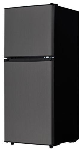 Danby DCR047A1BBSL Dual Door Compact Refrigerator, Black Stainless