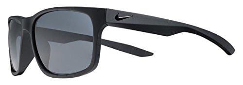 Nike Men's Essential Chaser Square Sunglasses, Matte Black/Racer Blue, 59 mm