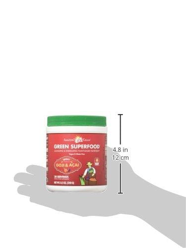 Amazing Grass Green Superfood Organic Powder with Wheat Grass and 7 Super Greens, Flavor: Berry, 30 Servings, 1 scoop = 2 servings of veggies