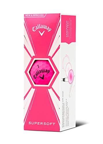 Callaway Golf Supersoft Golf Balls, (One Dozen), Pink, Matte Finish [product _type] Callaway - Ultra Pickleball - The Pickleball Paddle MegaStore