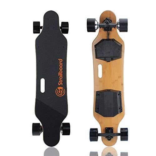 Strailboard Electric Skateboard 38 Inch Electric Skateboard with Remote for Adults - Dual Motor Wheel Off Motorized Electric Longboard