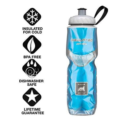 Polar Bottle Insulated Water Bottle (24-Ounce) (Blue)