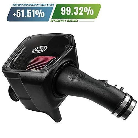S&B Filters 75-5039 Cold Air Intake For 2007-2019 Toyota Tundra/Sequoia 4.6L & 5.7L (Oiled Cleanable, 8-ply Cotton Filter)