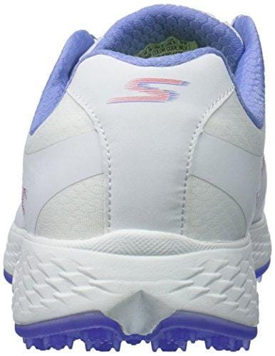 Skechers Performance Women's Go Eagle Rival Golf-Shoes,white/lavender,10 M US