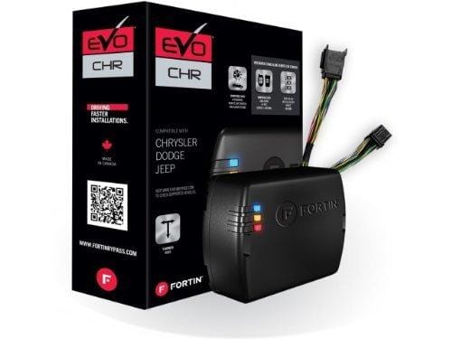 Fortin EVO-CHRT4 Stand-Alone Add-On Remote Start Car Starter System for Chrysler Dodge Jeep Fobik Smart Key Vehicles