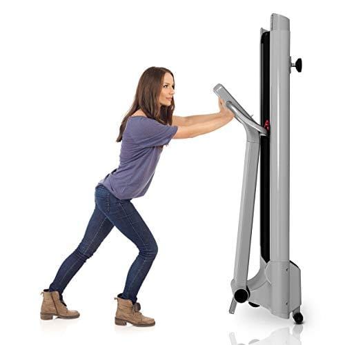 Goplus 1.5HP Electric Folding Treadmill Portable Motorized Running Machine Home Gym Cardio Fitness w/App (Silver)